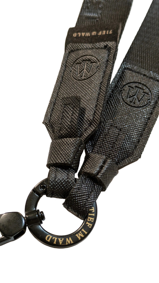 Schlüsselband TIW 25 Black / Gold