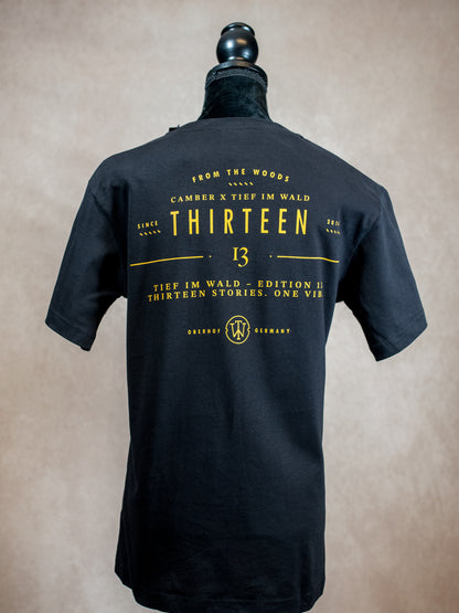 Thirtheen Schwarz T-Shirt