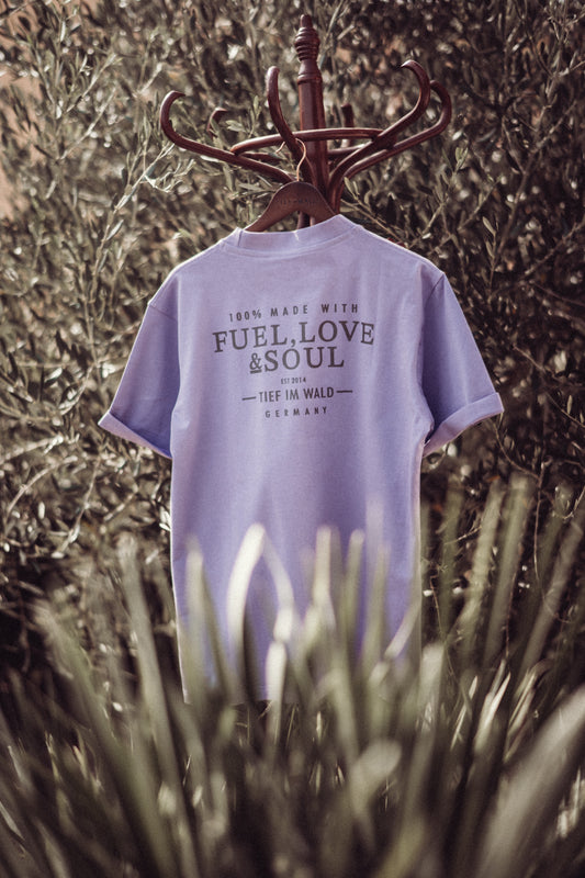 Fuel, Love & Soul – Lavendel Shirt