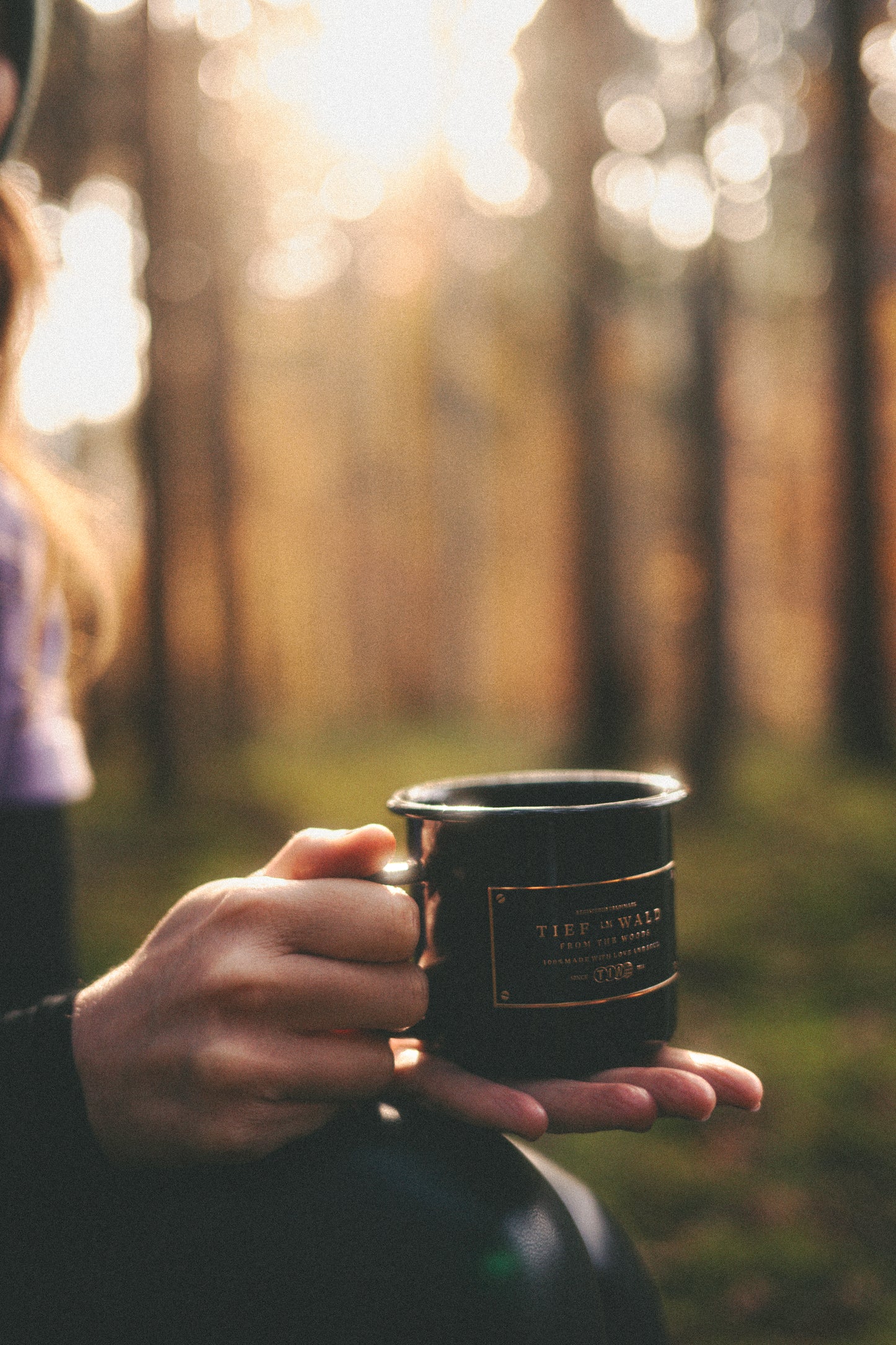 Tasse | Tief im Wald  Schwarz / Gold