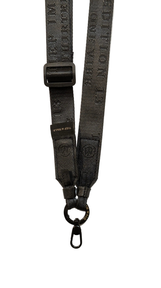 Schlüsselband TIW 25 Black / Gold