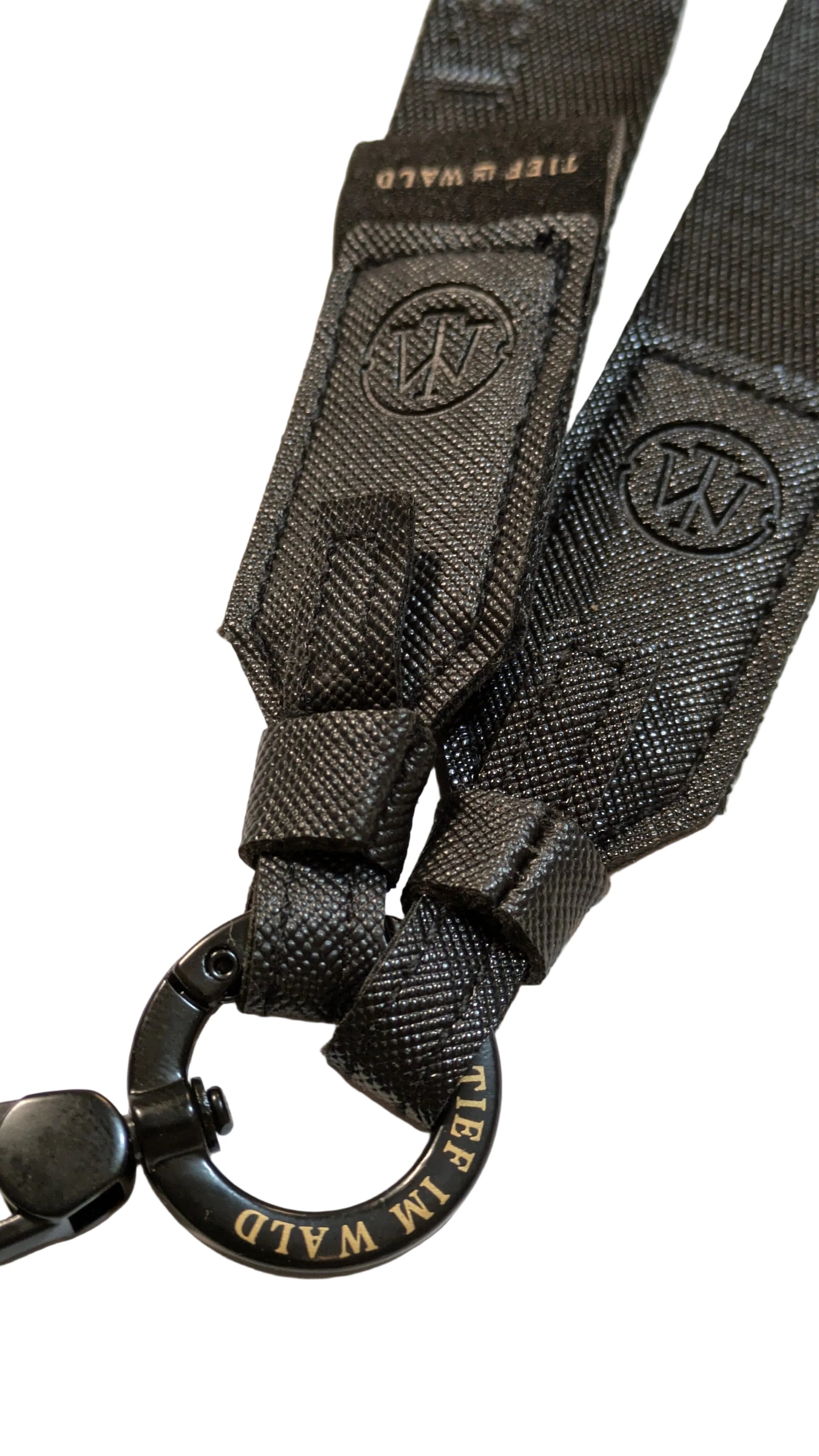 Schlüsselband TIW 25 Black / Gold