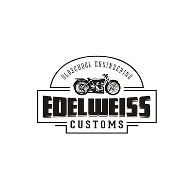 Edelweiss Customs Oldschool engineering Logo