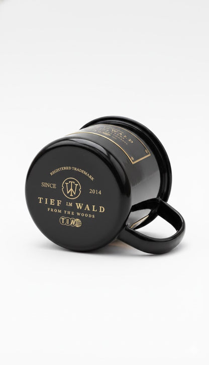 Tasse | Tief im Wald  Schwarz / Gold